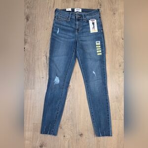 Women's Blue Distressed Jeans